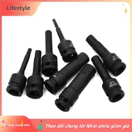 [lifestyle] 1/2 Inch Impact Hex Socket Bit 12.5mm H5-H19 Allen Key Wrench Socket Bit Impact Wrench S