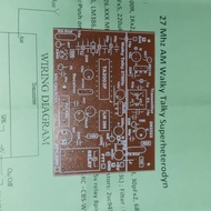 pcb walky talky radio CB sepasang langka HT 27 MHz walkie talkie