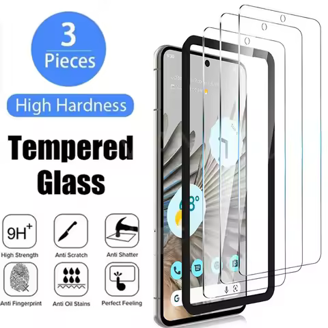 For Google Pixel 7 Pro 6 8 Pro Pixel7 Pixel 6 6A Curved Screen Protector Pixel 7 Tempered Glass For