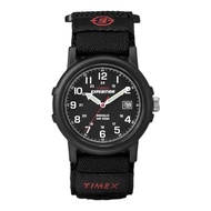 Jam Tangan Pria Timex Expedition Camper T40011 Indiglo Black Dial Black Fabric Strap