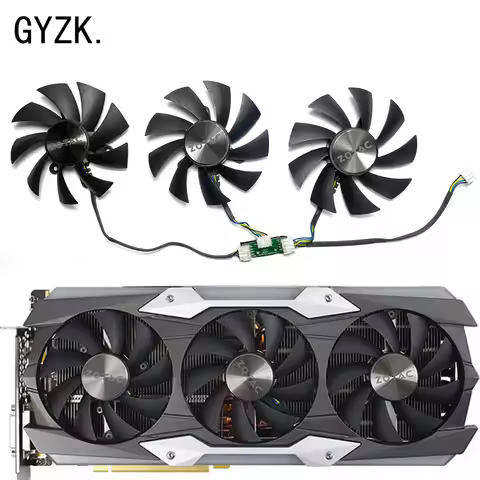 New For ZOTAC GeForce GTX1080ti AMP! Extreme Core Edition Graphics Card Replacement Fan GA92S2U