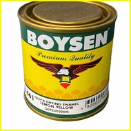 ♞BOYSEN PAINT B661 LEMON YELLOW QUICK DRY ENAMEL QDE FOR WOOD / STEEL 1/4 LITER