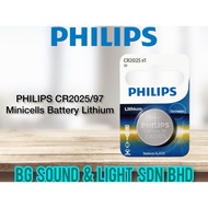 PHILIPS CR2025/97 Minicells Battery CR2025/97 - Lithium