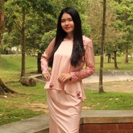 KURUNG PEACHY TASH BAJU KURUNG MODEN KURUNG PEPLUM KURUNG BABYDOLL BAJU KURUNG LACE BAJU KURUNG READY STOCK MINI KURUNG