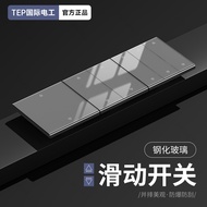 International Electrician862-Gang 2-Way Slide Switch Socket Concealed Dual-Control Switch Double Gan