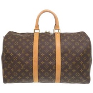 二手LOUIS VUITTONKeepall 45 Monogram M41428 波士頓包 LV 0370