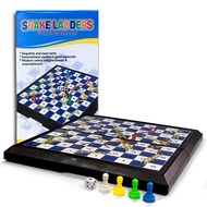 21x21cmPortable Mini Snake & Ladder Board game Classic Snake & Ladder Board Game Kids Board Game