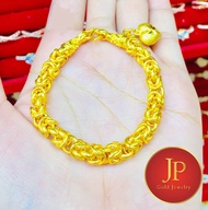 สร้อยข้อมือลายมีนา น้ำหนัก1บาท, 2บาท ทองหุ้ม ทองชุบ สวยเสมือนจริง JPjewelry