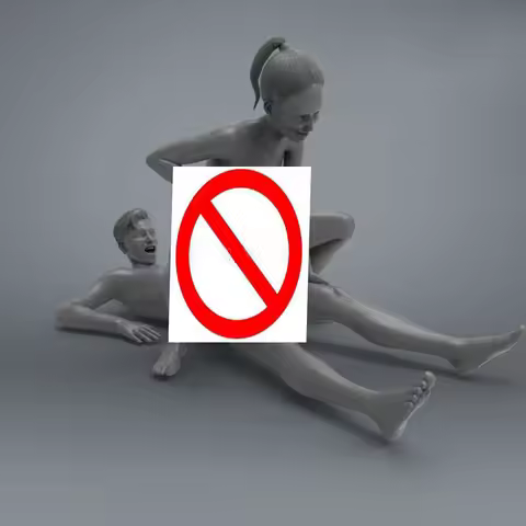 3D printing, NSFW, GK resin human body miniature, unassembled and unpainted kit 120mm, 100mm, 75mm, 