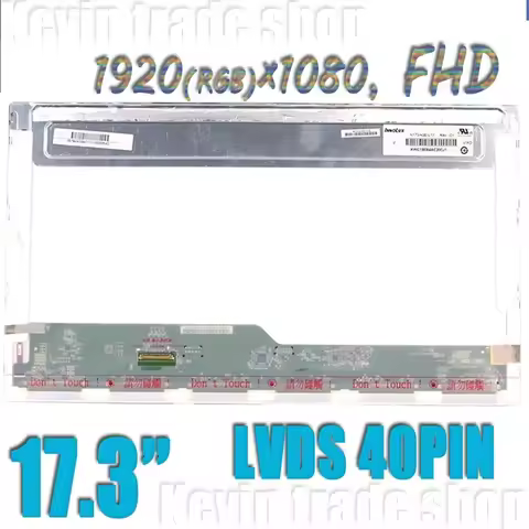 17.3" LED For ASUS G73JW G74S G74SX N73JF laptop LCD screen display matrix Replacement panel LVDS 40