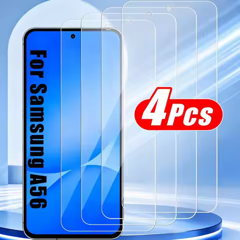 4PCS Tempered Glass For Samsung Galaxy A15 A16 A17 A25 A26 A27 Screen Protector For Samsung Galaxy A