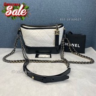 ✨99新 🥳全港最平⚡CHANEL Small Gabrielle Hobo Bag A91810 流浪包 小號 黑白拼色 手袋 斜孭袋  💖可單肩 可斜背 👏現貨 支持陪驗 #女裝手袋 #包包 #s