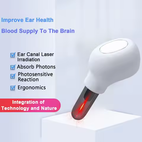 Wireless 650nm nanometer light wave technolog Assist in the treatment of Otitis Media Tinnitus Otiti
