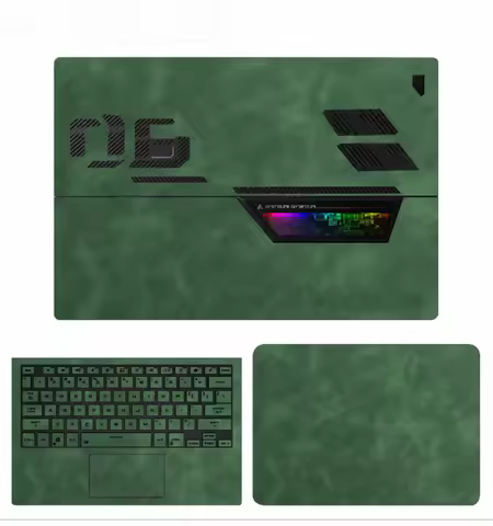 Leather Sticker Skin Cover for ASUS ROG Flow Z13 GZ301 GZ301Z GZ301ZE GZ302EA 2023 - 2025 13.4" 2-in