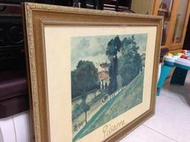 畢卡索複製畫 奇美博物館買的 PISSARRO 油畫 藝術畫  RK