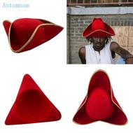 AUTU Creative Colonial Tricorn Hat Adult Unisex Carnivals Pirate Hat Photography Hat