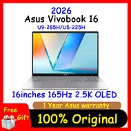 Asus Vivobook 16 2026 U9-285H/U5-225H 16" 144HZ 2K 1.88 kg