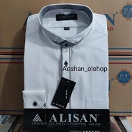 Kemeja Pria Alisan Krah Koko SLIMFIT Lengan Panjang