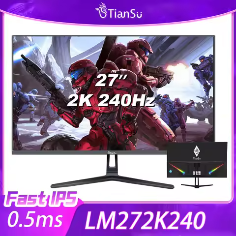 Tiansu gaming monitor 27 inch 2K monitor 240Hz 27 inch computer monitor 2K 2560*1440 240Hz fast IPs 