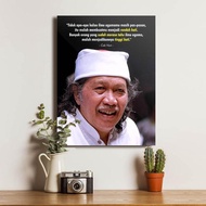 Cak Nun Emha Ainun Nadjib Maiyah Hiasan Dinding Quotes Kata Bijak Poster Kayu Pajangan Kaligrafi