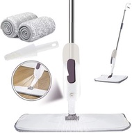 Pacific Olympia - 噴霧拖把+拖布 套裝 *免濕手拖地＊大掃除神器* 乾濕兩用 懶人平板拖 地板清潔 掃除用具 掃把平板拖 地拖 掃把