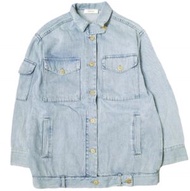 AERON匈牙利產AERON牛仔外套（777-81707），靛藍色，36碼。可作牛仔夾克或連身工作服穿著。