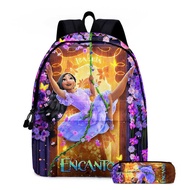 Magic Full House Encanto Backpack Primary School Bag 3D Digital Printing Female Backpack Computer Ba
