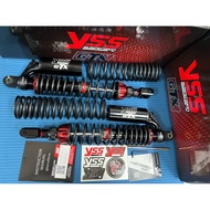 YSS FORZA300 RACING ABSORBER GTX 430MM ADJUSTABLE REBOUND + COMPRESSION