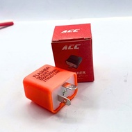 FLASHER FLASER LED MOTORCYCLE LIGHT FLASHING CONTROL RELAY FLASHER FLASHING SPEED 2 FEET 2PIN