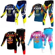 2023 New Arrival 4 Colors FXR road Motorcycle Jersey Set Motocross Mx Gear Kit Off Road Red Suit