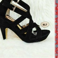 NunuLisaTan GLADIATOR - High Heels 9CM Black Pump High Heels