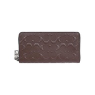 [Coach] Wallet (Long Wallet) F58113 Mahogany MAH Leather Long Wallet Men's Women [Outlet Item]