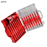 QUIM 34 in 1 Magnetic Screwdriver Set Ratchet Screwdriver Head Multifunctional