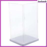 luolandi Acrylic Display Cabinet Transparent Box Table Top Case Figurine Clear Model Glass for Toys Show Rack