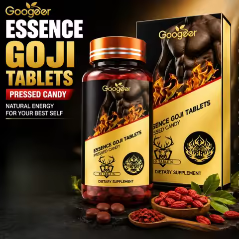 Goji Berry Tablets with Ginseng and Botanical Blend, 60 Count Adult Daily Nutrition Wellness Supplem