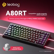 LEOBOG A80RT Magnetic Keyboard Wired 8kHz 0.01mmRT Esports Games Mechanical Keyboard Customized for 