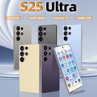 S25 Ultra Smartphone 16GB+1TB 6.9 inch HD Screen 5G Cellphone 8000mAh HD Camera Android Phone