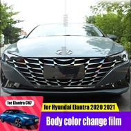 for Hyundai Elantra Avante CN7 2021 China grid car window wheel front bumper car film decoration col