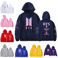 Kpop Street Style Hooded Hoodie BTS Bulletproof Youth Team Peripheral Support Suit, Singing Suit