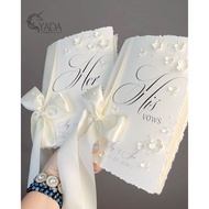Vows book - Wedding promise card - Model 51