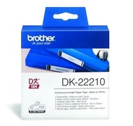 行貨 DK22210 連續型 29mm 白底黑字標籤帶（適用於 Brother QL 標籤打印機）