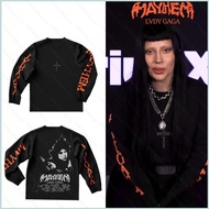 NS1 LADY GAGA LG7 MAYHEM Album Merch Long Sleeved Fashion Trend Loose sweatshirt SN1