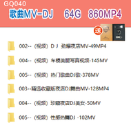 【当天发货】 已整理好--GQ040--歌曲MV-DJ usb pendrive慢摇车载DJ 车模美腿写真夜店珍藏夜店美女MV u盘 经典刺激歌曲火辣美女高质量无损u盘 External hard D