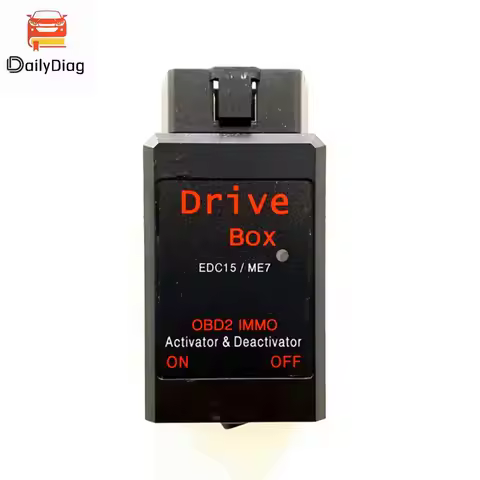 New Drive Box OBD2 Immobilizer IMMO Deactivator & Activator for EDC15(Diesel) /ME7(Patrol) Plug and 