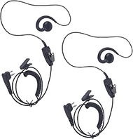 2 Pack C-Swivel HKLN4604 HKLN4604A HKLN4604B HKLN6423 Headset with Microphone and PTT C-Ring Earpiec