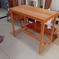 WOODEN TABLE 80cm -100cm x 40cm-50cm x Height 75cm, CAFE TABLE, PATIO TABLE, study TABLE