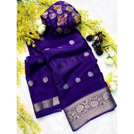 Soft Chiffon Crepe Saree