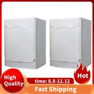2X Washing Machine Cover,Washer/Dryer Cover for Front-Loading Machine Waterproof Dust-Proof