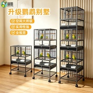 Parrot Villa Cage, Encrypted Birdcage, and High Pitch Budgie Lovebirds Breeding Cage