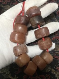 中東老蜜蠟管珠 看非常有味道的蜜蠟